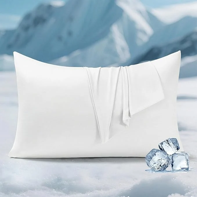 Recyclable Elegear Cooling Pillow Cases for Hot Sleepers Soft Silky Pillowcases for Hair Original Design