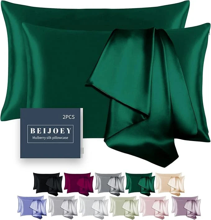Relaxed Mulberry Silk Pillowcase 2 Pack Versatile