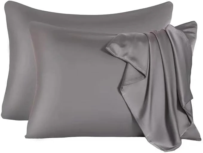 Sustainable 2 Pcs Mulberry Silk Pillowcase for Hair and Skin Cooling Silk Pillow Case Pure