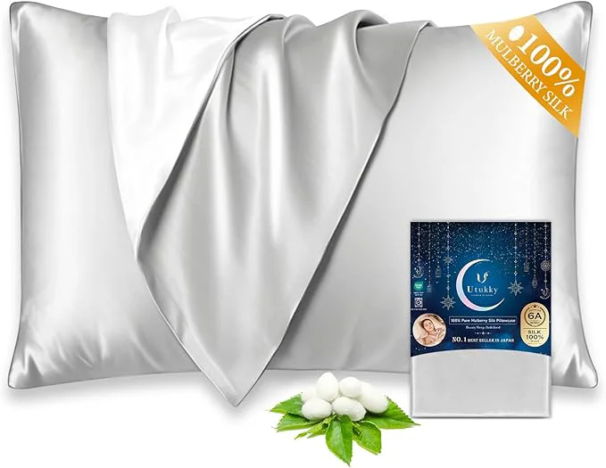 Stylish Utukky Mulberry Silk Pillowcase 22 Momme Exceptional
