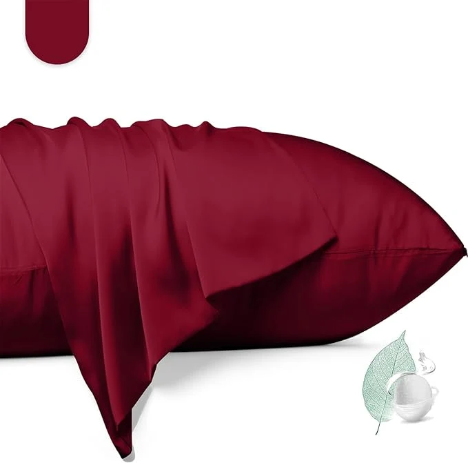 Expertly Made Mulberry Silk Pillowcase 2 Pack Queen Size Silk Pillow Cases Convenient