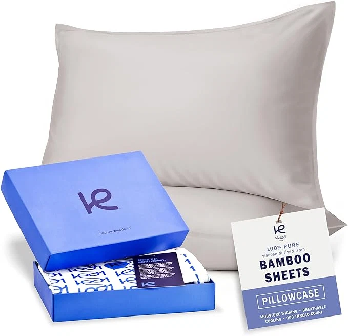 Effective Kickoff Viscose Bamboo Pillowcase Organic Hidden Zippered Viscose Bamboo First-Class