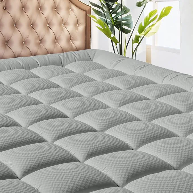 Green MATBEBY Queen Size Mattress Pad Professional