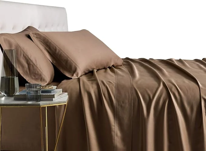 Comfortable Royal Hotel Bedding Natural Viscose Made from Bamboo Sheets Soft Cooling Optimized
