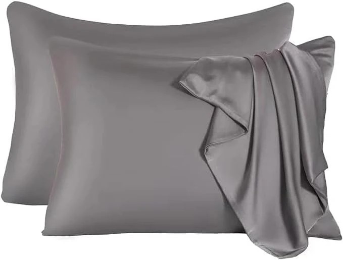 Breathable 2 Pcs Mulberry Silk Pillowcase for Hair and Skin Cooling Silk Pillow Case Consistent