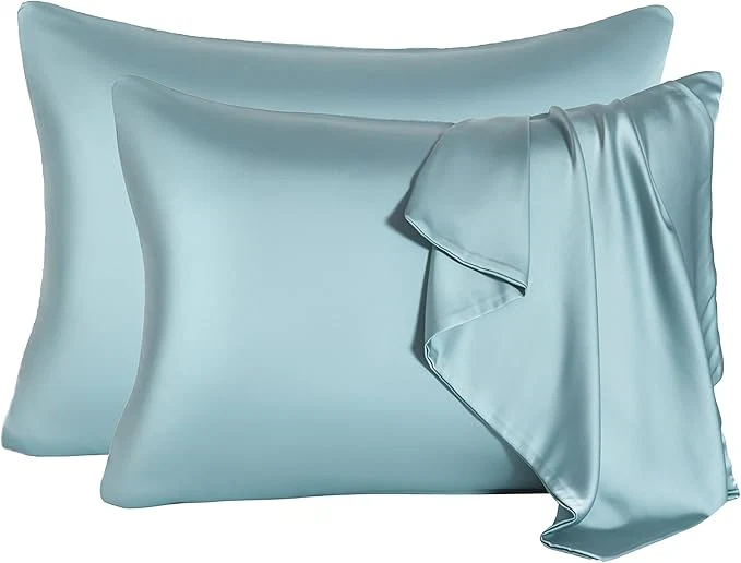 Fine Crafted 2 Pcs Mulberry Silk Pillowcase for Hair and Skin Cooling Silk Pillow Case High-Quality