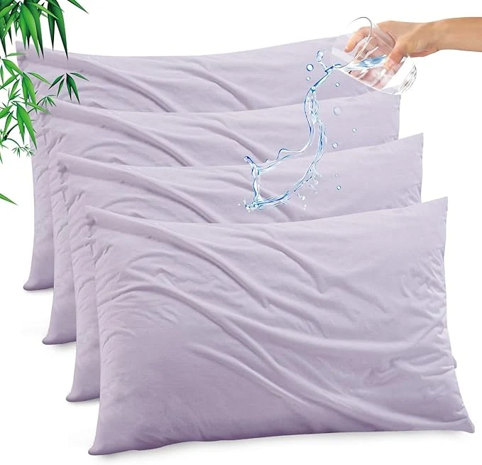 Classic Gogreen Bamboo Rayon Waterproof Pillow Protector Breathable Pillow Cover Trusted