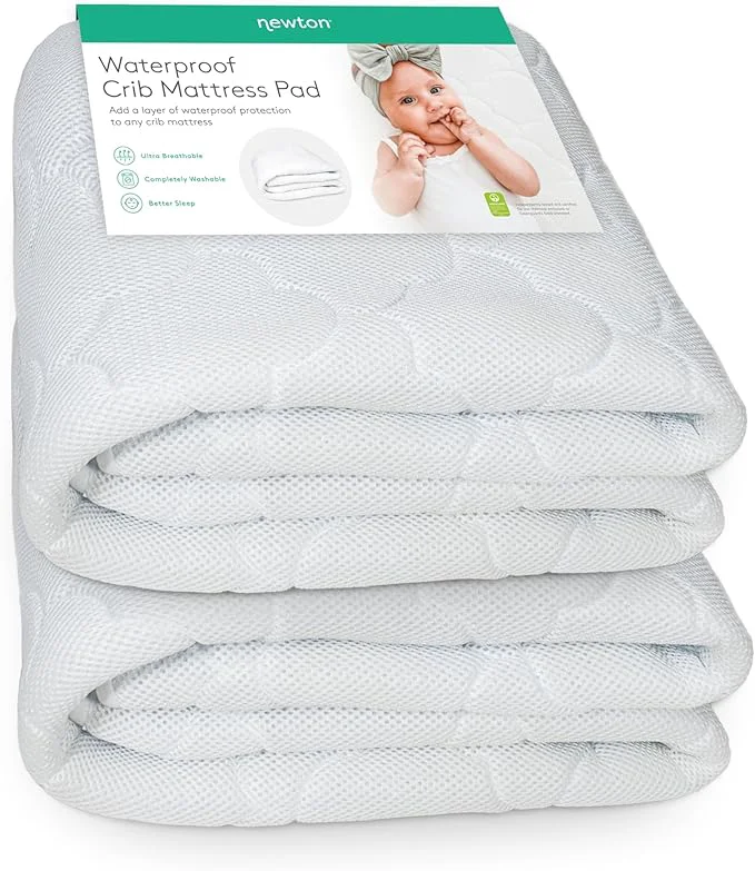 Green Newton Baby Waterproof Crib Mattress Pad Ultra-Breathable Quilted Layer Outstanding