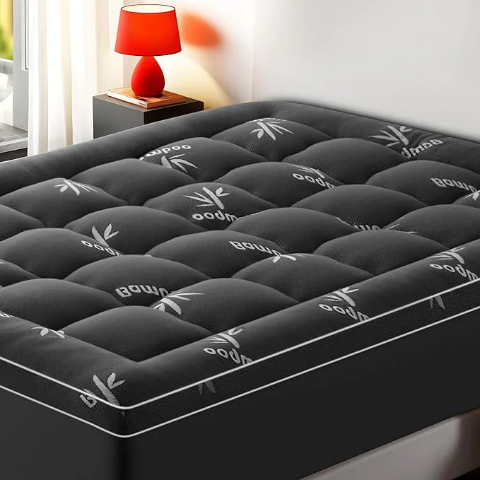 Easy-to-Use Mattress Topper Full Size Cooling Extra Thick Breathable Viscose Made from Healthy