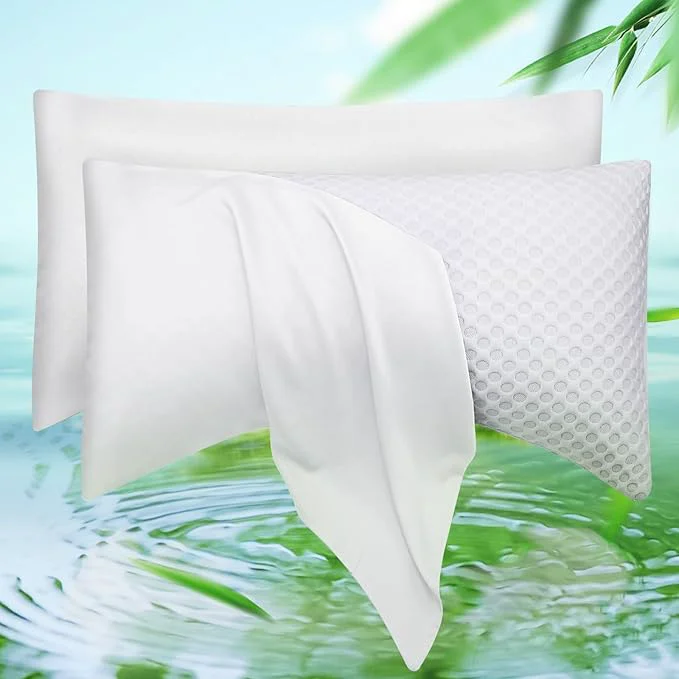 Efficient Cooling Side Sleeper Pillow Cases Queen Size Set of 2 Convenient