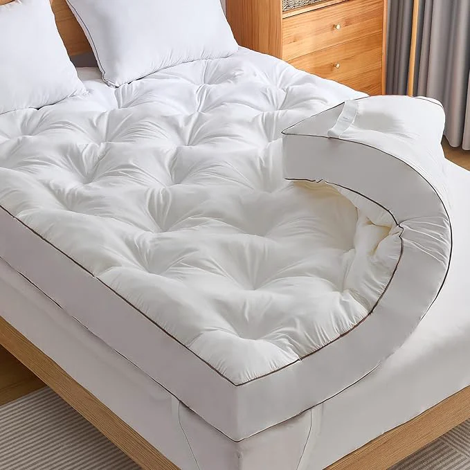 Recyclable WhatsBedding 4 Inch Memory Foam Mattress Topper Queen Genuine