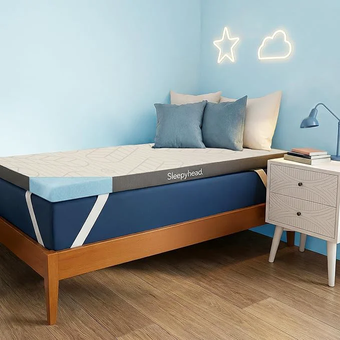 Traditional Sleepyhead Full XL 3 Inch Mattress Topper Natural
