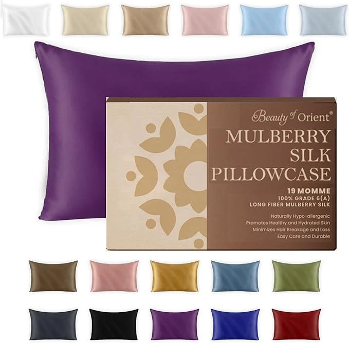 Authentic 19 Momme Premium Mulberry Silk Pillowcase Contemporary