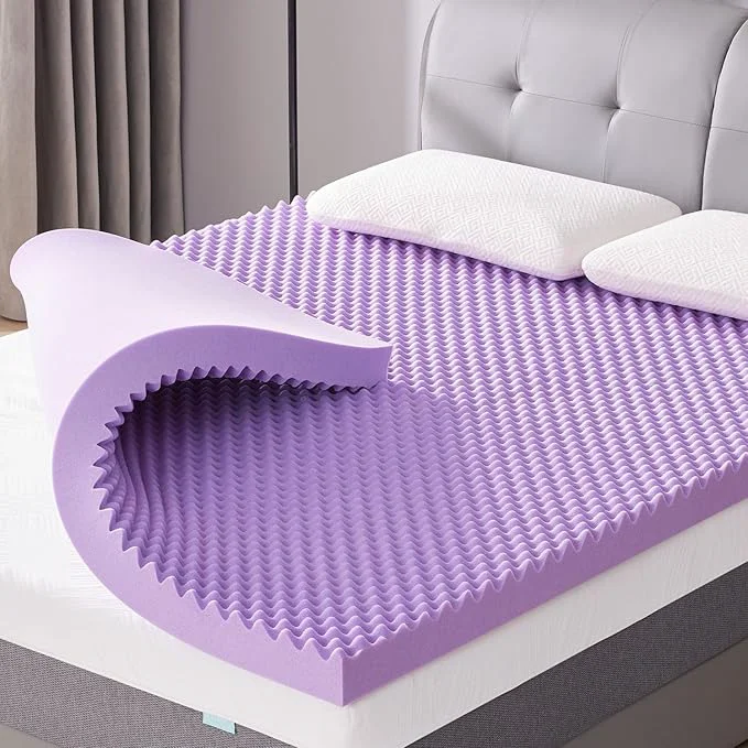 Optimized SINWEEK 3 Inch Egg Crate Memory Foam Mattress Topper Full Size Soft Mattress Versatile