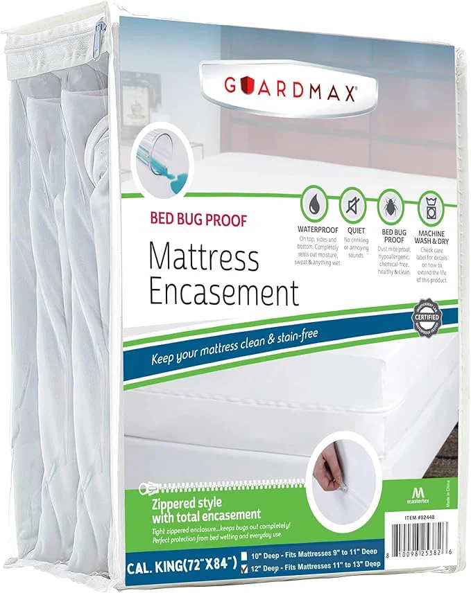 Classic Guardmax Jersey Knitted California King Zippered Mattress Encasement Carefully Designed