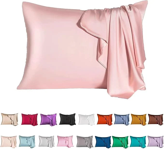 High-End Mulberry Silk Pillowcase for Hair and Skin Queen Size Cooling Silk Pillow Case Environmentally Friendly