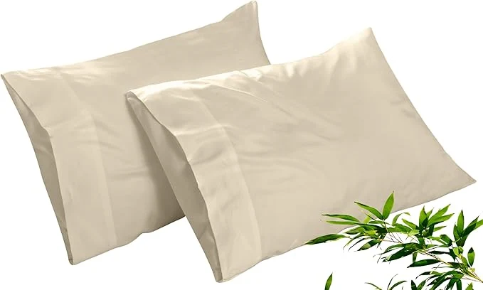 Safe Royale Linens Cooling Pillow Cases Standard Size Set of 2- Rayon Derived Modern