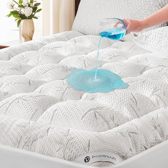 Genuine PRIMESOFT Waterproof Twin XL Size Mattress Topper Thick Pillow Top Relaxed