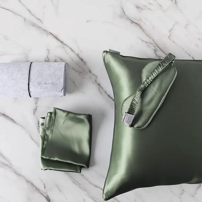 Pure DISANGNI Silk Indulgence Set 22 Momme Natural Mulberry Silk Pillow Case Sophisticated