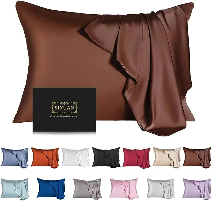 Prestigious Mulberry Silk Pillowcase for Hair and Skin Queen Size Cooling Silk Pillow Case Classic