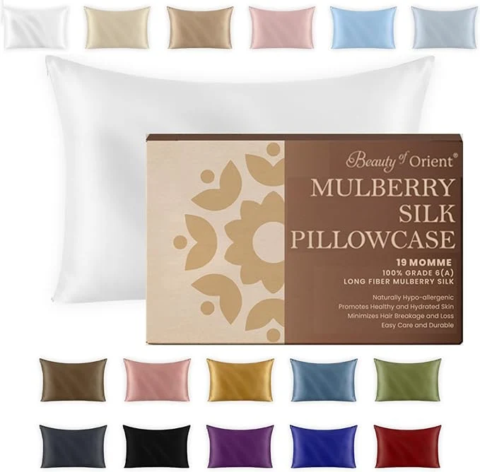 Unique 19 Momme Premium Mulberry Silk Pillowcase Sophisticated