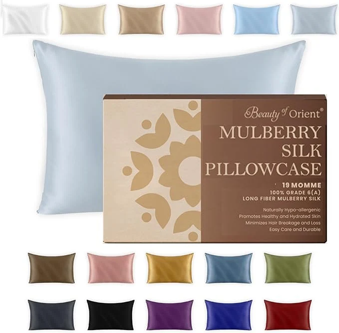 User-Friendly 19 Momme Premium Mulberry Silk Pillowcase Healthy