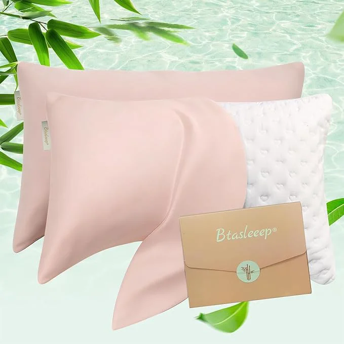 Advanced Cooling Curved Pillowcase for Side Sleeper Pillow Versatile