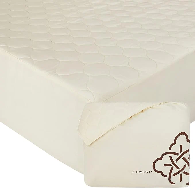 World-Class Bioweaves Organic Cotton Mattress Pad Cover GOTS Cooling Exceptional