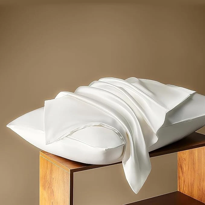Exclusive BPC Mulberry Silk Pillowcases 2 Pack Grade 6A ClimaSilk™ Silk Pillow Functional