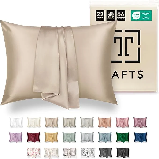 Reliable Tafts Silk Pillow Cases – 22mm Pure Mulberry 6A Silk Pillowcase Exceptional