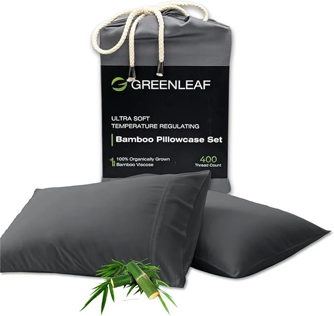 Verified Greenleaf Queen Pillow Cases Set of 2 Ultra-Soft Pillow Covers Envelope Stylish