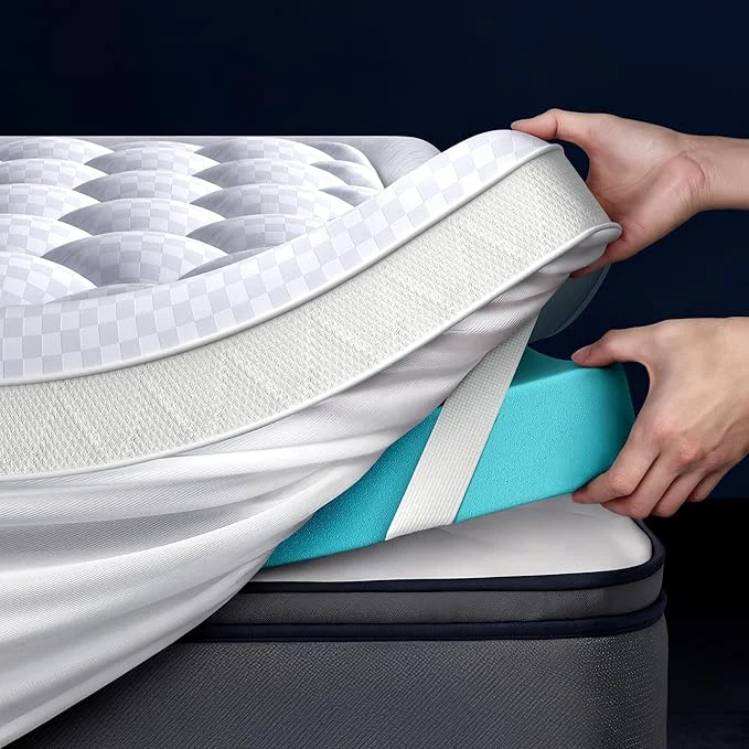 Genuine 5 Inch Mega Support Memory Foam Full Size Mattress Topper Premium Material
