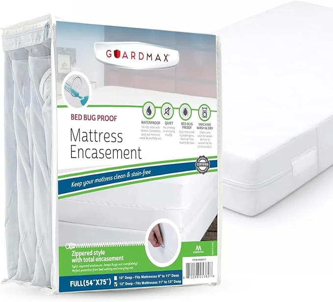 Elite Guardmax Jersey Knitted Full Zippered Mattress Encasement Sustainable