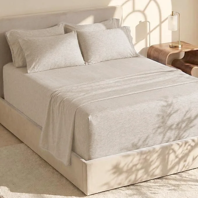 Relaxed Hearth Harbor Bed Sheets Luxury Soft 6 Piece Bed Sheet Set Extra Deep Pocket Breathable