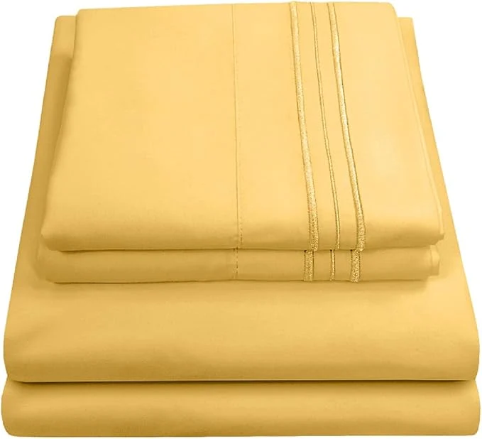 Innovative 1800 Thread Count Sheet Set – Soft Egyptian Quality Brushed Microfiber Sheets – High-Performance