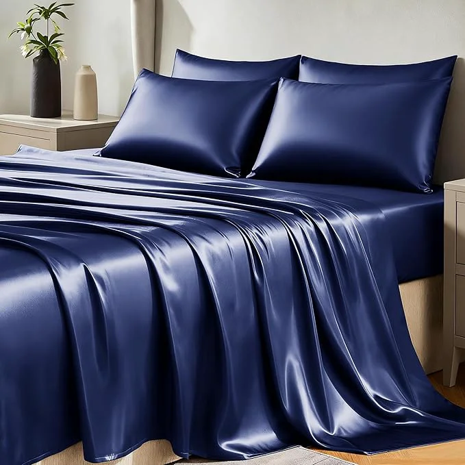 Superior CozyLux Satin Sheets Full Size Sheets Fine Crafted