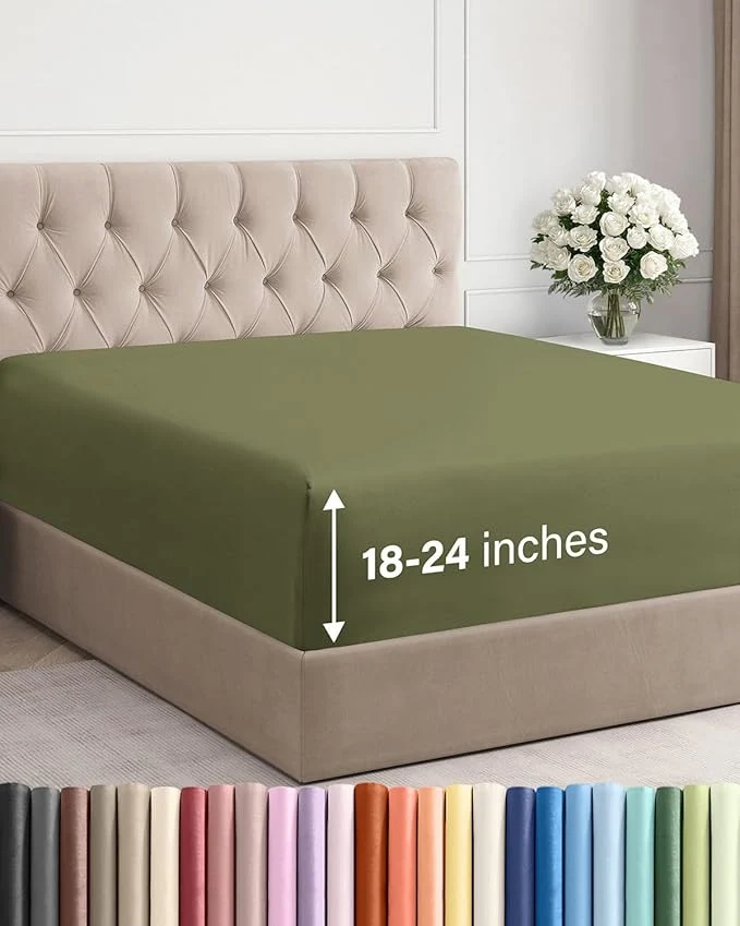 Dependable Extra Deep Cal King Fitted Sheet Convenient