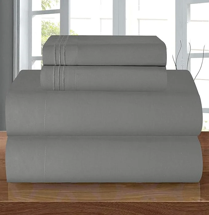 Optimized Elegant Comfort Luxury 1500 Premium Hotel Quality Microfiber 5-Piece Sheet Set High-Quality