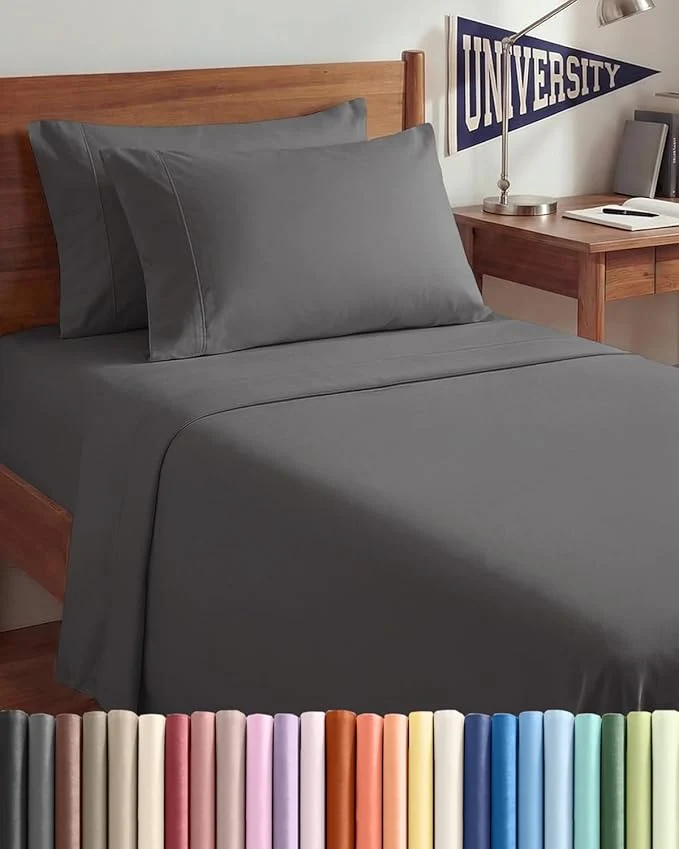Traditional Twin XL 4 Piece Sheet Set Sophisticated
