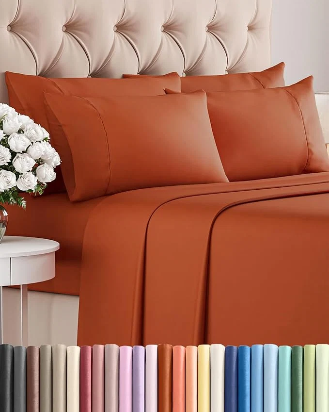 Original Design King 6 Piece Sheet Set Environmentally Friendly