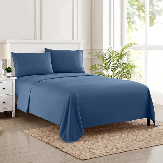 Minimalist Twin Sheets – Breathable Luxury Sheets – 1800 Supreme Collection Extra Soft Classic