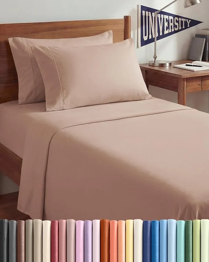 Safe Twin XL 4 Piece Sheet Set User-Friendly