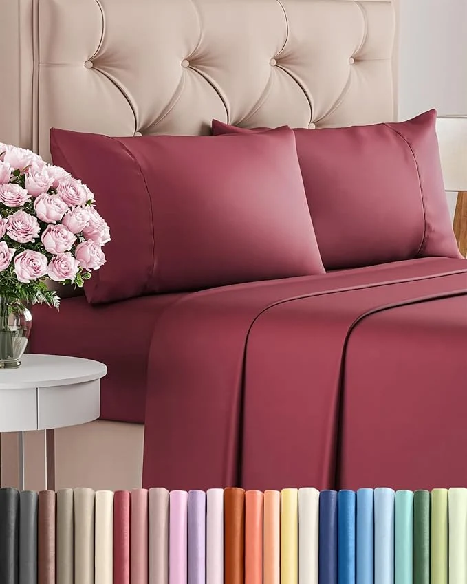 Verified Twin 4 Piece Sheet Set Flexible