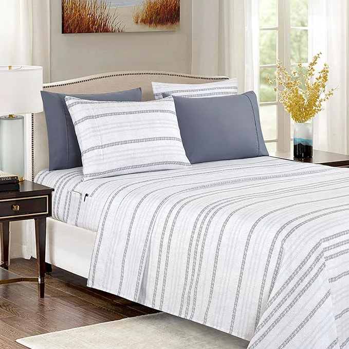 Prestigious Elegant Comfort Softest and Coziest 6-Piece Sheet Set Responsible