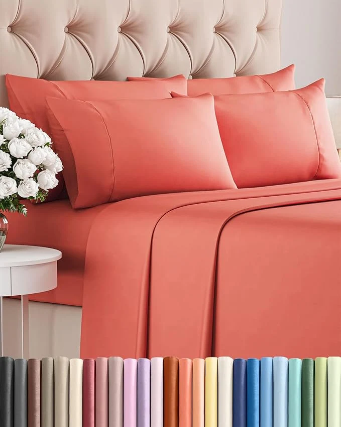 Certified Cal King 6 Piece Sheet Set High-Quality