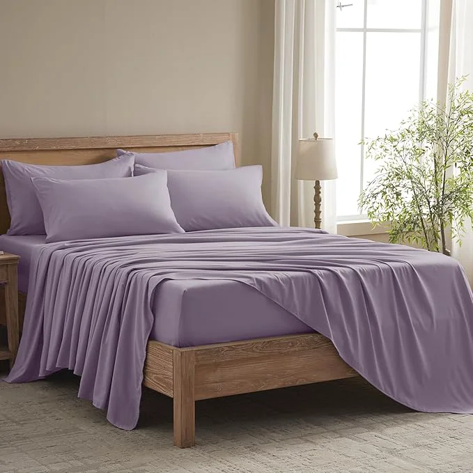 Solid Full Size Bed Sheets Durable