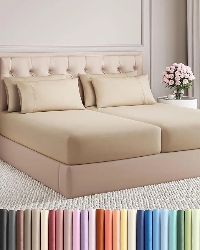 Responsible Split King 7 Piece Sheet Set Functional