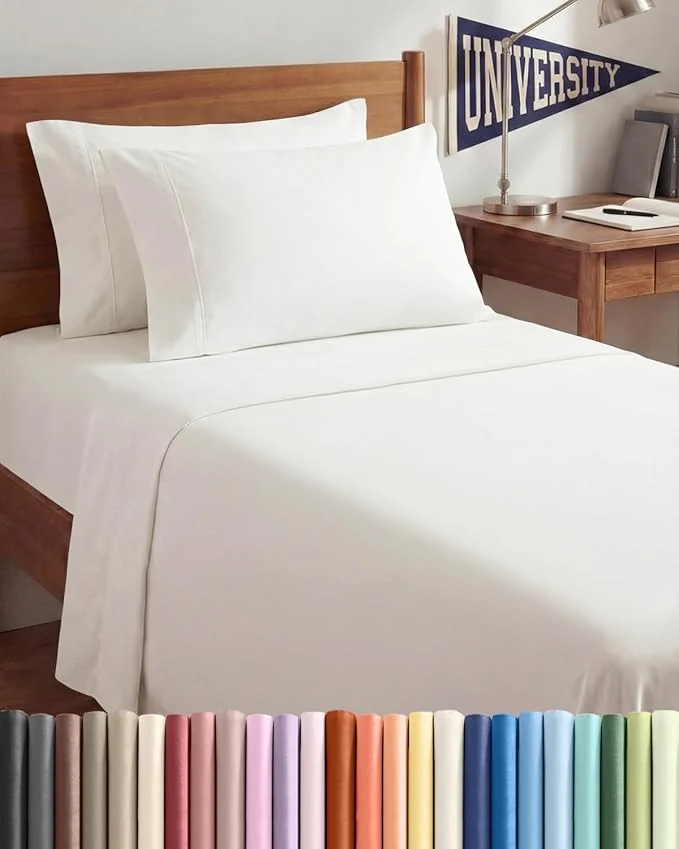 Trusted Twin XL 4 Piece Sheet Set Fast