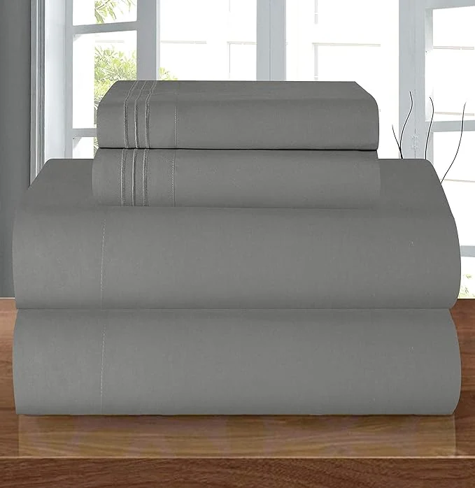 Outstanding Elegant Comfort Luxury 1500 Premium Hotel Quality Microfiber 4-Piece Sheet Set Top-Quality