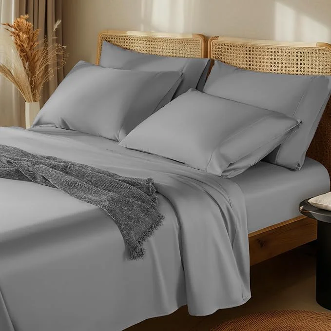 Specialty LBRO2M 1000 Thread Count Egyptian Cotton Sheets Set 6 Piece Sets Full Size Official